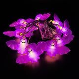 Popxstar 150cm 10LED Halloween LED String Lights Portable Pumpkin Ghost Skeletons Lights for Home Bar Halloween Party Decor Supplies