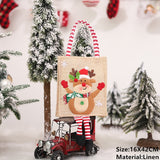 Popxstar Santa Claus Christmas Tree Gift Bags Merry Christmas Candy Gift Bag Christmas Decorations for Home Navidad New Year