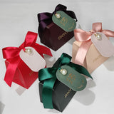 Popxstar Small Boxes Gifts Merci Gift Box Party Baby Shower Birthday Paper Chocolate Pink Boxes for Packaging Wedding Favors for Guests