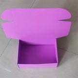 Popxstar 10PCS High-Quality Three-Layer Corrugated Paper Packaging Box Clothing Wig Gift Box Support Customized Size Printing Logo