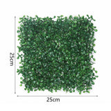 Popxstar 25/15cm Fake Plant Artificial Green Plant Wall Artificial Turf Moss Grass Outdoor Home Store Background Fence False Lawn Decor