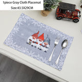 Popxstar New Year Latest Santa Claus Gnome Dolls Table Runner Natal Noel Deco Christmas Decorations for Home Xmas Navidad Gifts