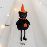 Popxstar 1pcs Halloween Hanging Ghost Decorations Pumpkin Ghost Straw Windsock Pendant for Outdoor Indoor Bar Party Background Decoration