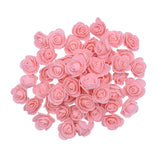 Popxstar 200/100/50Pcs 3.5cm Grey Foam Rose Head Artificial Flower Bear Rose For Wedding Home Decor DIY Valentine's Day Gift Party Wreath