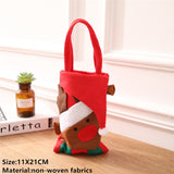 Popxstar Santa Claus Christmas Tree Gift Bags Merry Christmas Candy Gift Bag Christmas Decorations for Home Navidad New Year