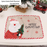 Popxstar New Year Latest Santa Claus Gnome Dolls Table Runner Natal Noel Deco Christmas Decorations for Home Xmas Navidad Gifts