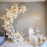 Popxstar Sand White Boho Wedding Balloon Garland Arch Kit Kids Birthday Party Metal Gold Silver Grey Latex Baby Shower Ballons Decoration