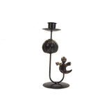 Popxstar Halloween Retro Creative Candle Holder Ornament Wrought Iron Candle Holder Happy Helloween Party Decor Trick Or Treat Party