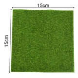 Popxstar 25/15cm Fake Plant Artificial Green Plant Wall Artificial Turf Moss Grass Outdoor Home Store Background Fence False Lawn Decor