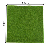 Popxstar 25/15cm Fake Plant Artificial Green Plant Wall Artificial Turf Moss Grass Outdoor Home Store Background Fence False Lawn Decor
