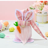Popxstar Carrot Rabbit Faceless Dwarf Elf Doll Bunny Ester Party Westeren Happy Easter Decor For Home Kids Easter Rabbit Toy Gifts Favor