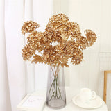 Popxstar Golden Artificial Plants Eucalyptus Leaf Home Christmas Decor Living Room Desk Decor Party Wedding Holiday Flower Arrangement