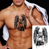 Popxstar teenagers over knee tattoo men small men's tattoos Waterproof Temporary Tattoo Stickers Tribal Totem Fake Tatto Flash Tatoo Body art Back Leg Arm belly big size for Women Men girl