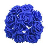 Popxstar 25Pcs 8cm PE Foam Rose Head Artificial Rose Flower Bouquet For Home Wedding Birthday Party Table Decor Valentines Day Gift Craft