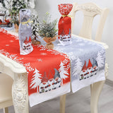 Popxstar New Year Latest Santa Claus Gnome Dolls Table Runner Natal Noel Deco Christmas Decorations for Home Xmas Navidad Gifts