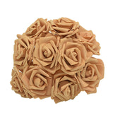 Popxstar 25Pcs 8cm PE Foam Rose Head Artificial Rose Flower Bouquet For Home Wedding Birthday Party Table Decor Valentines Day Gift Craft