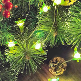 Popxstar 2M 20Led  Santa Claus LED String Lights Fairy Lights Led Light Battery-operated Garland New Year Christmas Decorations Navidad