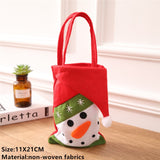 Popxstar Santa Claus Christmas Tree Gift Bags Merry Christmas Candy Gift Bag Christmas Decorations for Home Navidad New Year