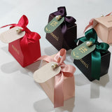 Popxstar Small Boxes Gifts Merci Gift Box Party Baby Shower Birthday Paper Chocolate Pink Boxes for Packaging Wedding Favors for Guests