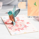 Popxstar 3D Pop UP Happy Birthday Greeting Cards Invitation Card Happy Mother's Father's Day Love Mom Dad Rose Flower Thank You Gift Card