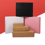 Popxstar 10PCS High-Quality Three-Layer Corrugated Paper Packaging Box Clothing Wig Gift Box Support Customized Size Printing Logo