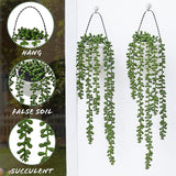 Popxstar Artificial Ivy Leaf Garland Plants Leaves Vine Fake Foliage Flowers DIY For Home Wedding Party Bathroom Garden Decorations
