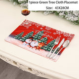 Popxstar New Year Christmas Grid Chair Cover Noel Santa Christmas Decorations for Home Navidad Xmas Ornament Dinner Table Decor