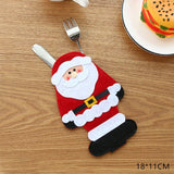 Popxstar New Year Christmas Grid Chair Cover Noel Santa Christmas Decorations for Home Navidad Xmas Ornament Dinner Table Decor