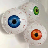 Popxstar Scary Bloodshot Eyeball Aluminum Film Balloon Halloween Party Bar Haunted House Horror Decoration Props Thriller Inflatable Ball