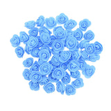 Popxstar 200/100/50Pcs 3.5cm Grey Foam Rose Head Artificial Flower Bear Rose For Wedding Home Decor DIY Valentine's Day Gift Party Wreath