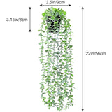 Popxstar Artificial Ivy Leaf Garland Plants Leaves Vine Fake Foliage Flowers DIY For Home Wedding Party Bathroom Garden Decorations