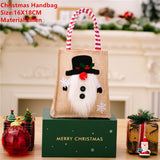 Popxstar Santa Claus Christmas Tree Gift Bags Merry Christmas Candy Gift Bag Christmas Decorations for Home Navidad New Year