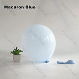 Popxstar Doubled Blue Blush Nude Balloons Garland Arch Baby Shower Decoration Apricot Ball Kid Birthday Party Gender Reveal Decor Supply