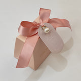 Popxstar Small Boxes Gifts Merci Gift Box Party Baby Shower Birthday Paper Chocolate Pink Boxes for Packaging Wedding Favors for Guests