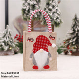 Popxstar Santa Claus Christmas Tree Gift Bags Merry Christmas Candy Gift Bag Christmas Decorations for Home Navidad New Year