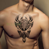 Popxstar teenagers over knee tattoo men small men's tattoos Waterproof Temporary Tattoo Stickers Tribal Totem Fake Tatto Flash Tatoo Body art Back Leg Arm belly big size for Women Men girl