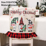 Popxstar Christmas Santa Claus Chair Cover Merry Christmas Decorations for Home Navidad Xmas Decor Gifts Happy New Year