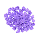 Popxstar 200/100/50Pcs 3.5cm Grey Foam Rose Head Artificial Flower Bear Rose For Wedding Home Decor DIY Valentine's Day Gift Party Wreath