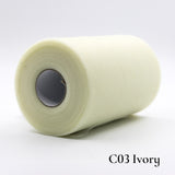 Popxstar Tulle Roll 100 Yards Organza Wedding Decoration TUTU Baby Shower Tulle Roll 15cm Decoration Party And Events Engagement Decor