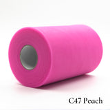 Popxstar Tulle Roll 100 Yards Organza Wedding Decoration TUTU Baby Shower Tulle Roll 15cm Decoration Party And Events Engagement Decor