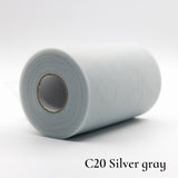 Popxstar Tulle Roll 100 Yards Organza Wedding Decoration TUTU Baby Shower Tulle Roll 15cm Decoration Party And Events Engagement Decor