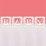 Popxstar Baby 1st Birthday Decorations First Birthday Balloon Boxes with ONE Letter for baby shower Boy Girl 1 Year Old Birthday Backdrop