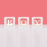 Popxstar Baby 1st Birthday Decorations First Birthday Balloon Boxes with ONE Letter for baby shower Boy Girl 1 Year Old Birthday Backdrop