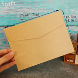 Popxstar Colorful Envelopes 50pcs Blank Paper Bag Postcard Greeting Card Gift Wedding Invitation Envelope Card Package Envelope 12.5x17cm
