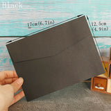Popxstar Colorful Envelopes 50pcs Blank Paper Bag Postcard Greeting Card Gift Wedding Invitation Envelope Card Package Envelope 12.5x17cm