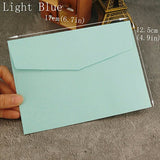 Popxstar Colorful Envelopes 50pcs Blank Paper Bag Postcard Greeting Card Gift Wedding Invitation Envelope Card Package Envelope 12.5x17cm
