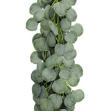 Popxstar 5 Packs of Artificial Eucalyptus Wreath Greening Eucalyptus Vines for Wedding Banquet Garden Decoration