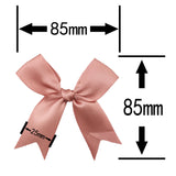 Popxstar (50 Pcs/pack) 85*85mm Fresh Pink Ribbon Bows Small Size Satin Ribbon Bow Flower Craft Decoration Handwork DIY Party Decoration