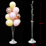 Popxstar  Valentine's Day Gender Reveal Balloons Column Holder Question Balloon Stand Boy or Girl Gender Reveal Party Decoration Baby Shower Supplies