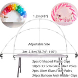 Popxstar  Valentine's Day Gender Reveal Balloons Column Holder Question Balloon Stand Boy or Girl Gender Reveal Party Decoration Baby Shower Supplies